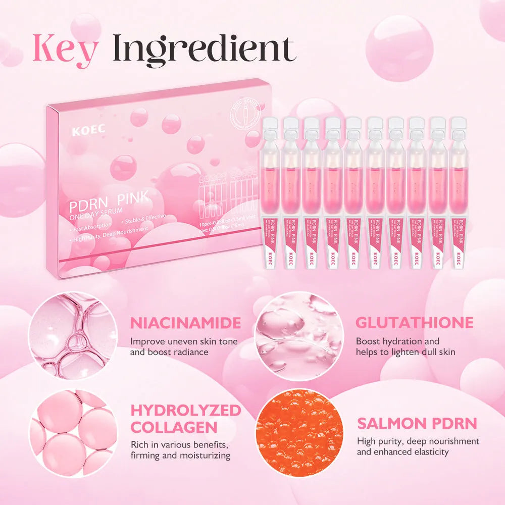 KOEC Powder Polypeptide Disposable Moisturising Face Mask 10 pack with latex material