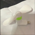 USB mobile phone mini fan in various colours compatible with Apple iPhone and Android devices