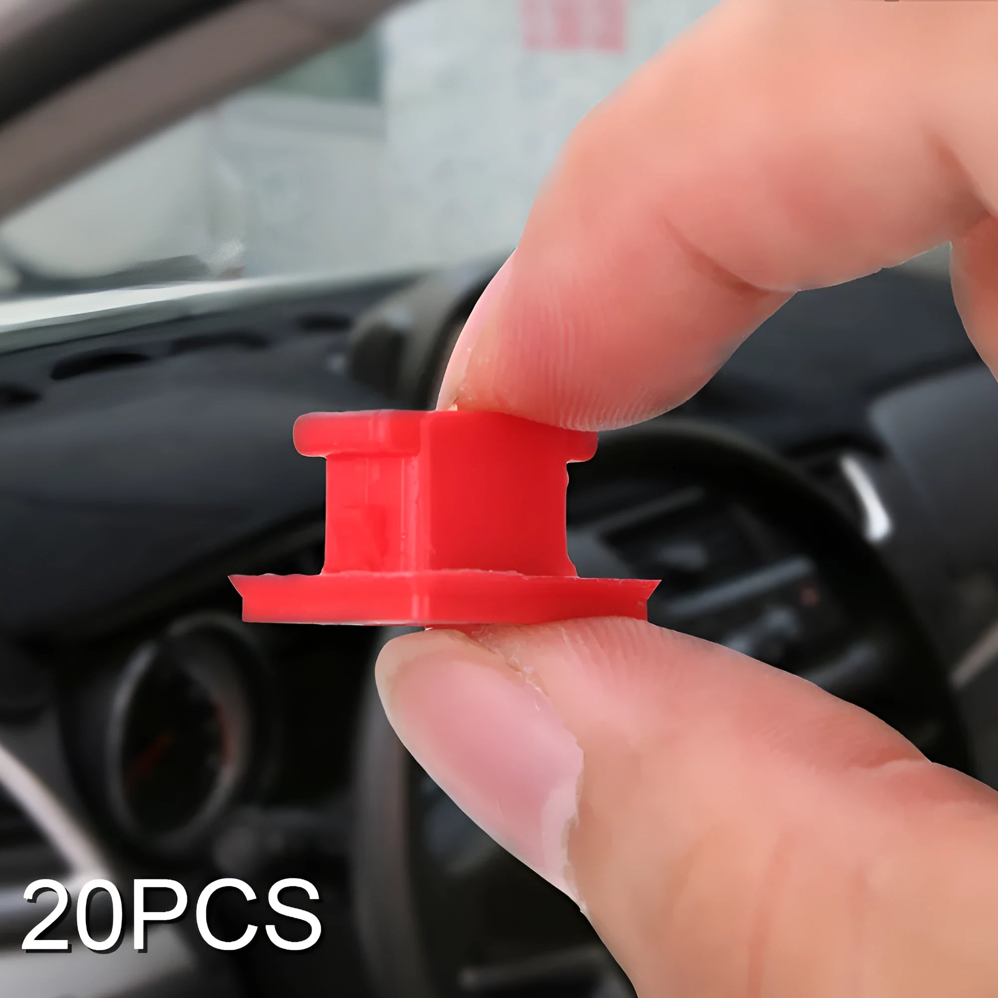 Set of plastic BMW interior door trim panel repair snap clips.