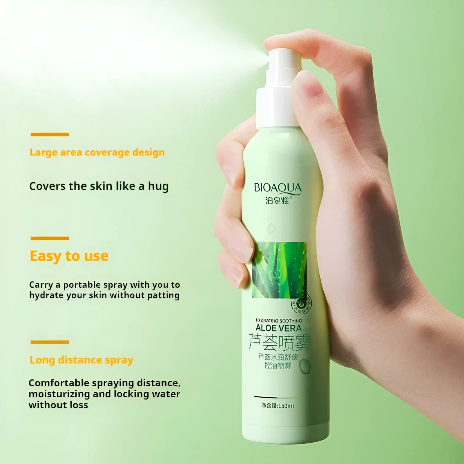 150ml bottle of Refreshing Moisturising Fine Nebulised Toner with spray pump