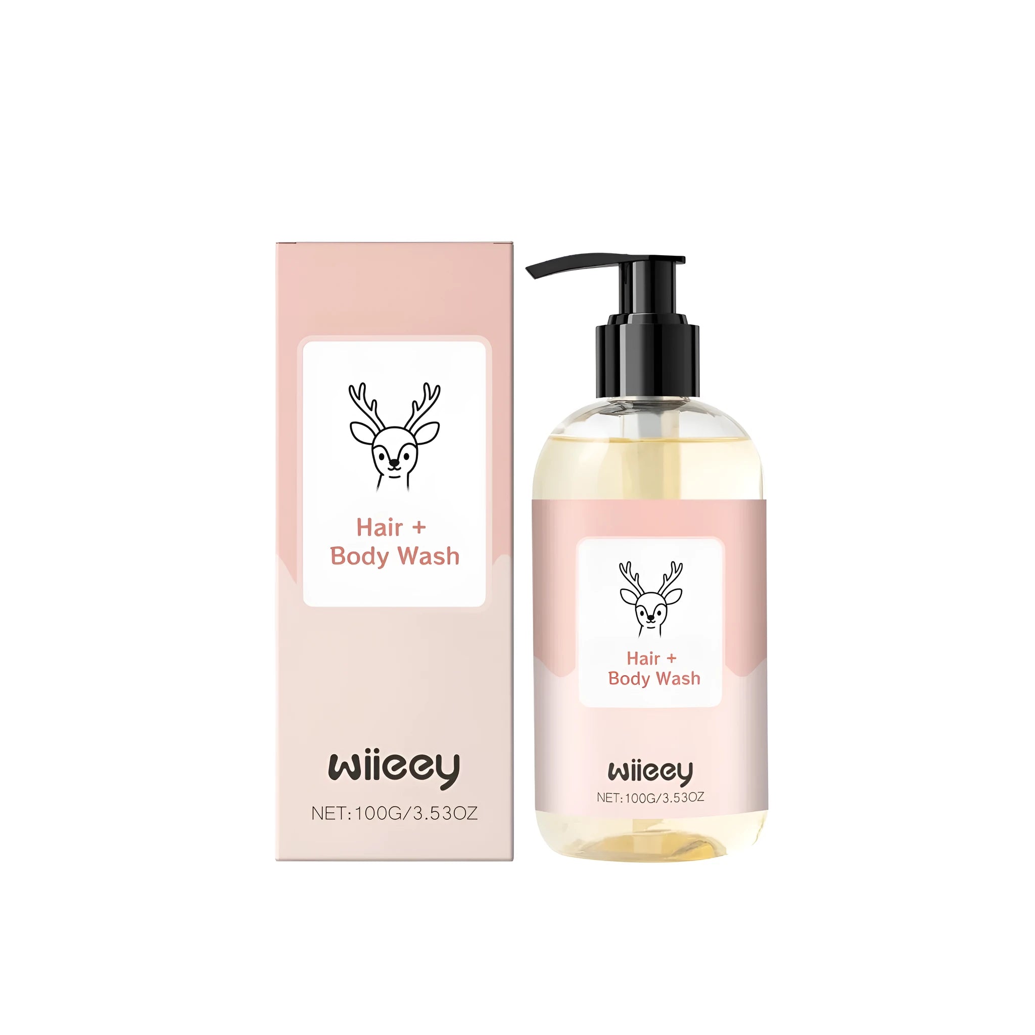 100g bottle of low sensitivity washing and bathing gel with oat extract and soybean fermentation filtrate