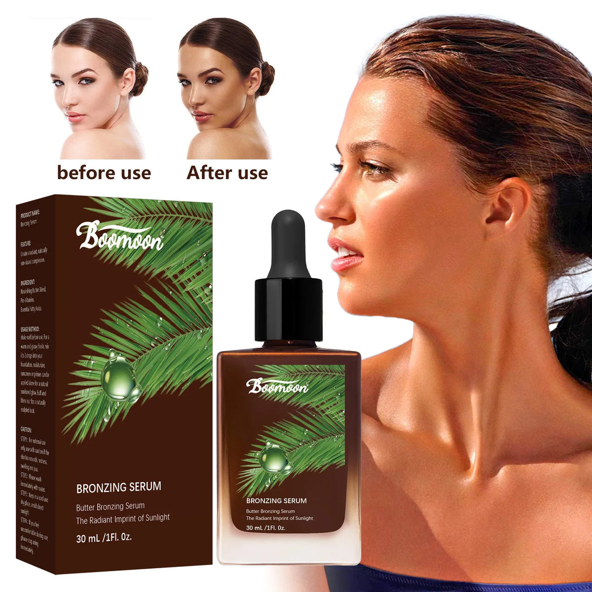 Bronze Black 30ml contact lens care solution bottle for RGP lenses measuring 101x45.3mm