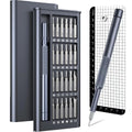 25-in-one magnetic screwdriver set with chrome vanadium steel construction and knurled ABS handle