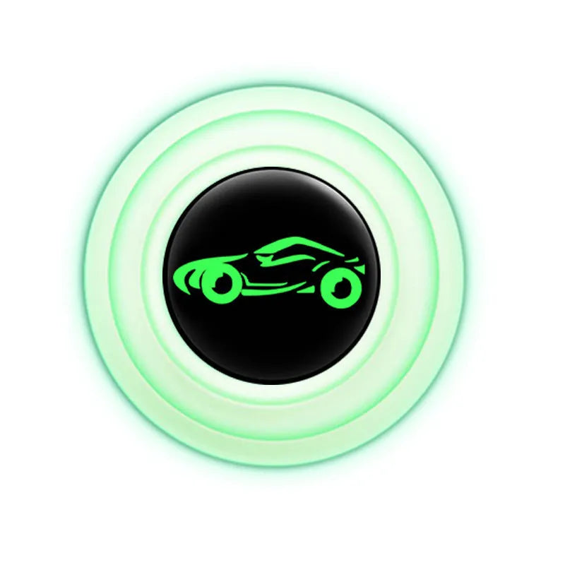 20mm silicone car door shock pads in black and luminous colours with vehicle logo styling options
