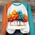 Green women's hoodie with a detailed 3D cartoon character print on the front