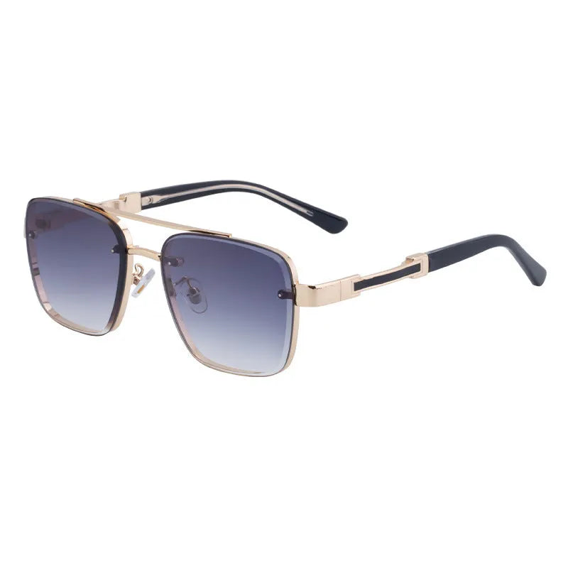 Men's vintage style sunglasses with UV protection in multiple colour options