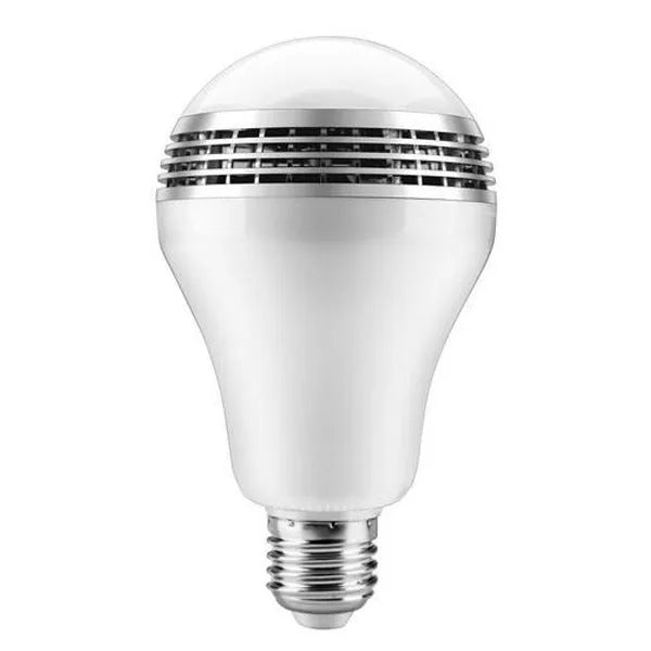 Creative Home Smart Bluetooth Speaker E27 LED light bulb with RGB colours.