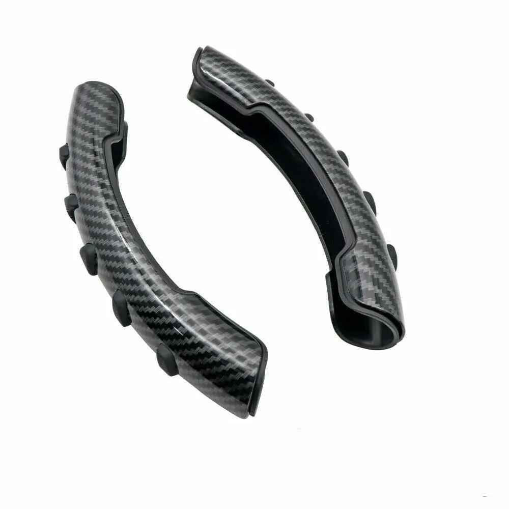Carbon black fibre steering wheel anti-skid sleeve for 38cm diameter wheels