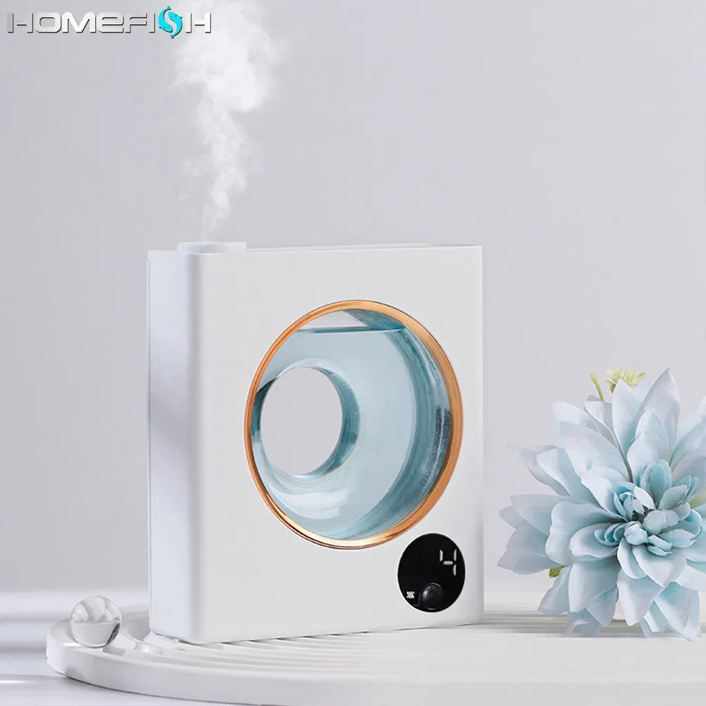 White wall-mounted automatic aromatherapy machine with USB charging port