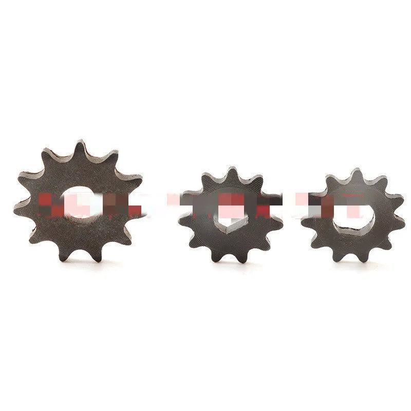 Cast iron motorcycle reduction gear with 11 teeth for 25hT8F chain systems