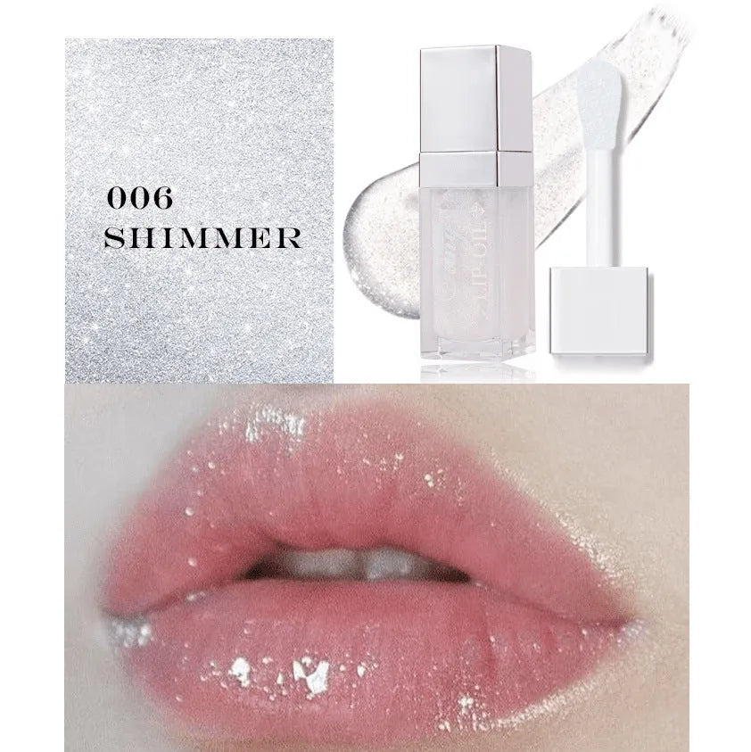 5-color bright lip gloss set with moisturizing lip essence oil for universal skin type hydration and repair