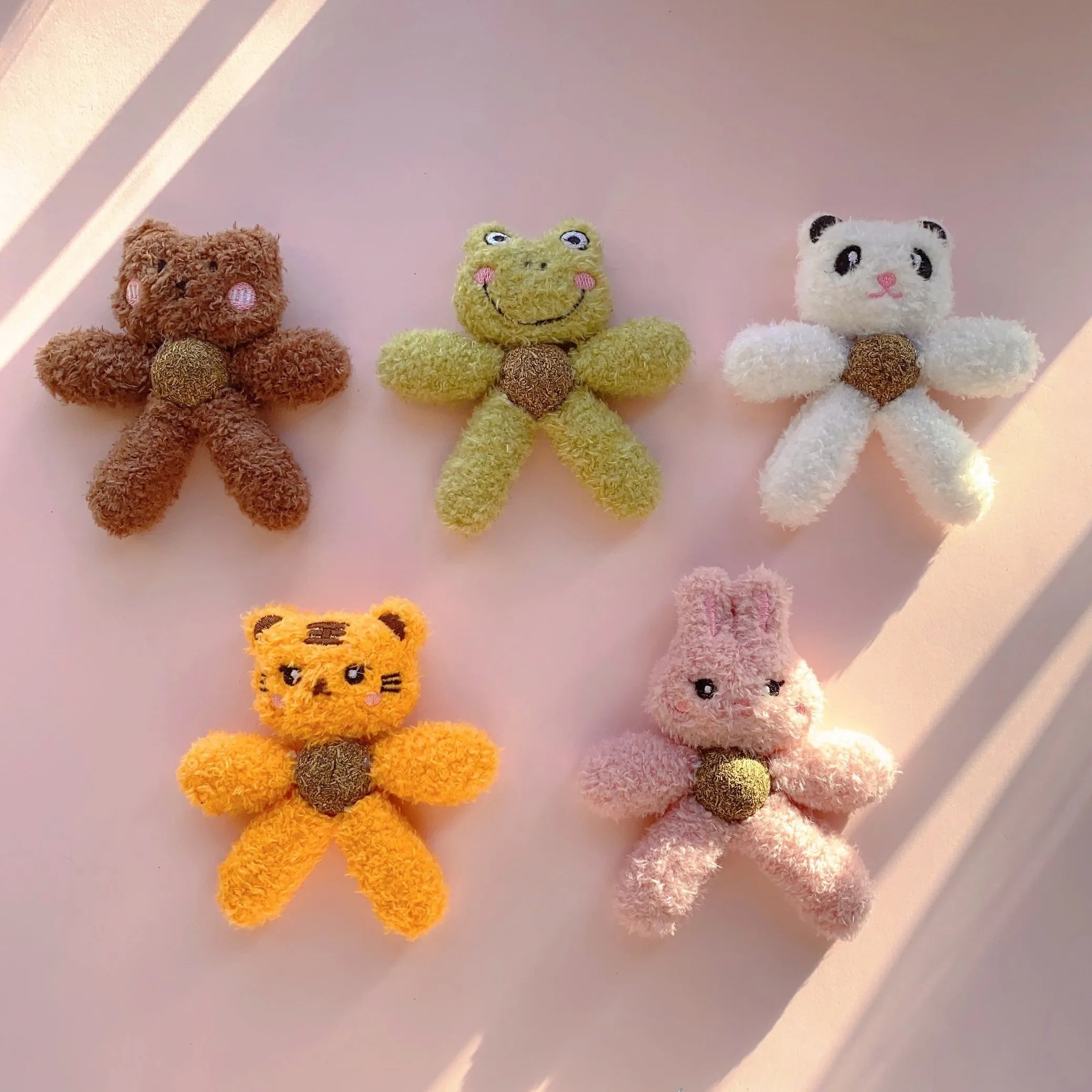 Indoor catnip ball chewing toy with cat grass filling in animal designs for kittens