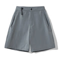 Men's quick-dry sports shorts in army green with 3D cutting detail.