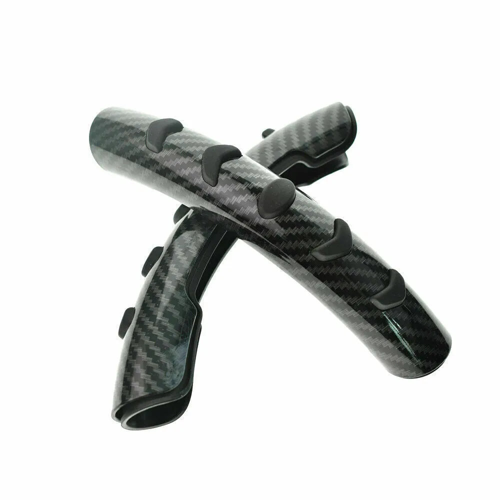 Carbon black fibre steering wheel anti-skid sleeve for 38cm diameter wheels