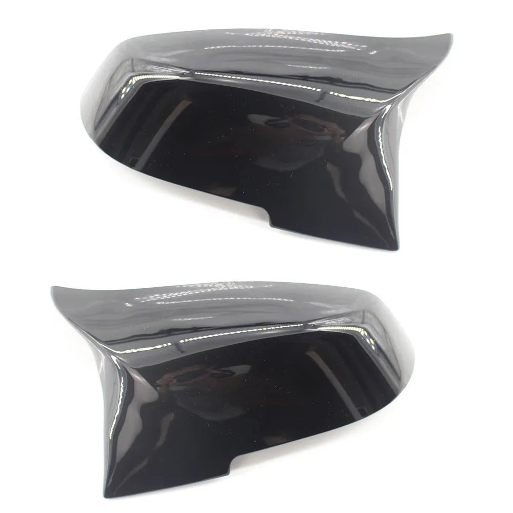 BMW 3 Series 4 Series modified horn rear-view mirror shell in paint bright black finish