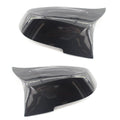 BMW 3 Series 4 Series modified horn rear-view mirror shell in paint bright black finish