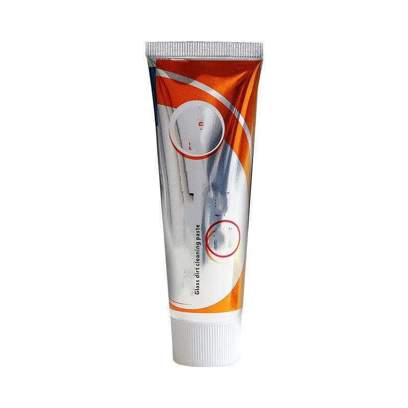 65ml bottle of white car windscreen cleaning paste for removing oil stains from glass