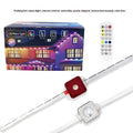 Outdoor Planets design LED light string with remote control for courtyard and eaves decoration.