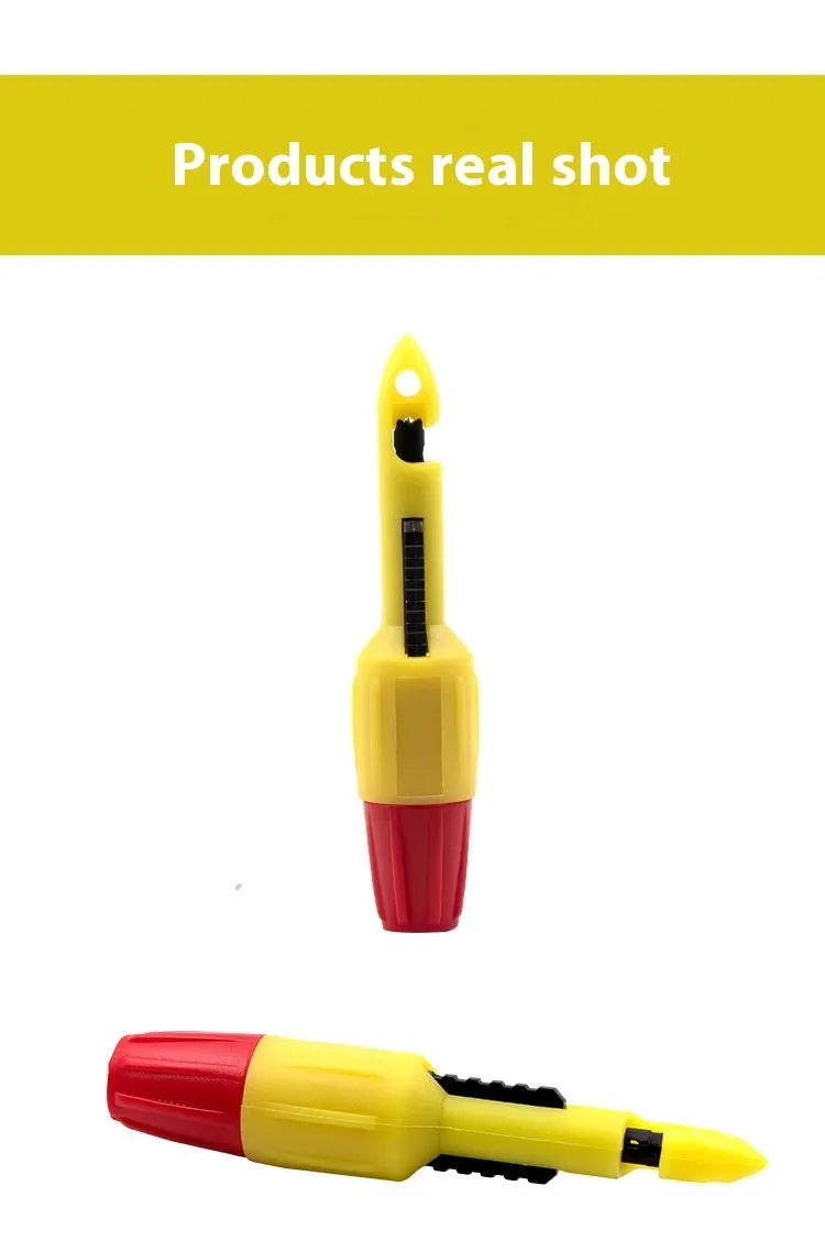 Plastic car wire piercing probe no-break circuit repair tool with threading device, one set