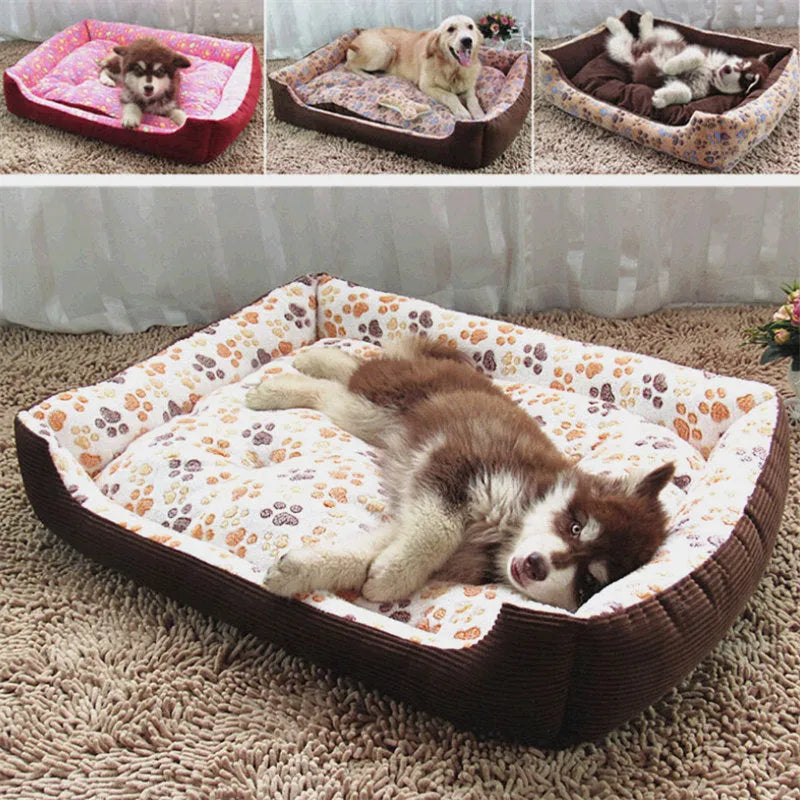 Plush pet dog bed with raised sides showing beige colour option and cushion construction