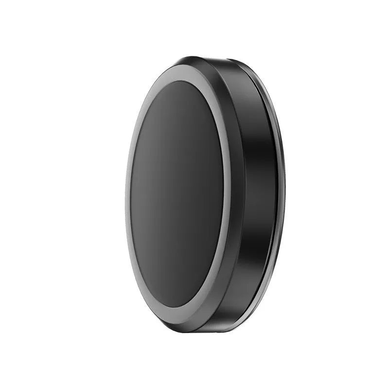 Obsidian black magnetic mobile phone holder with two alloy discs and centripetal force design