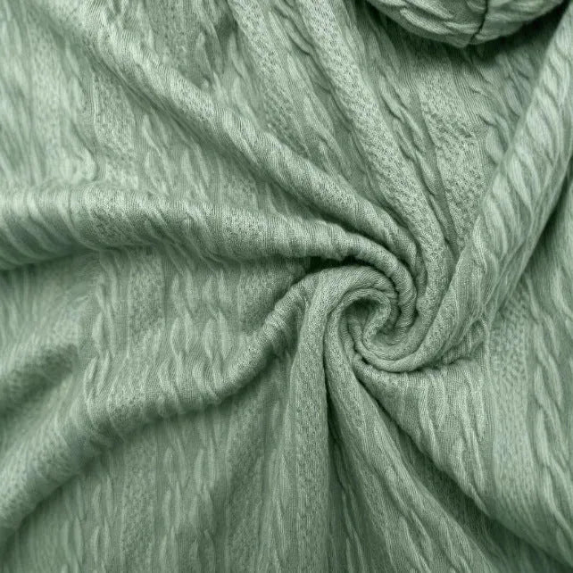 Green women's hooded sweater coat with a full-length front zipper, shown in a loose casual fit.