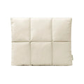 Soft fluffy polyester laptop sleeve in black or khaki for 13 to 15.6 inch laptops.