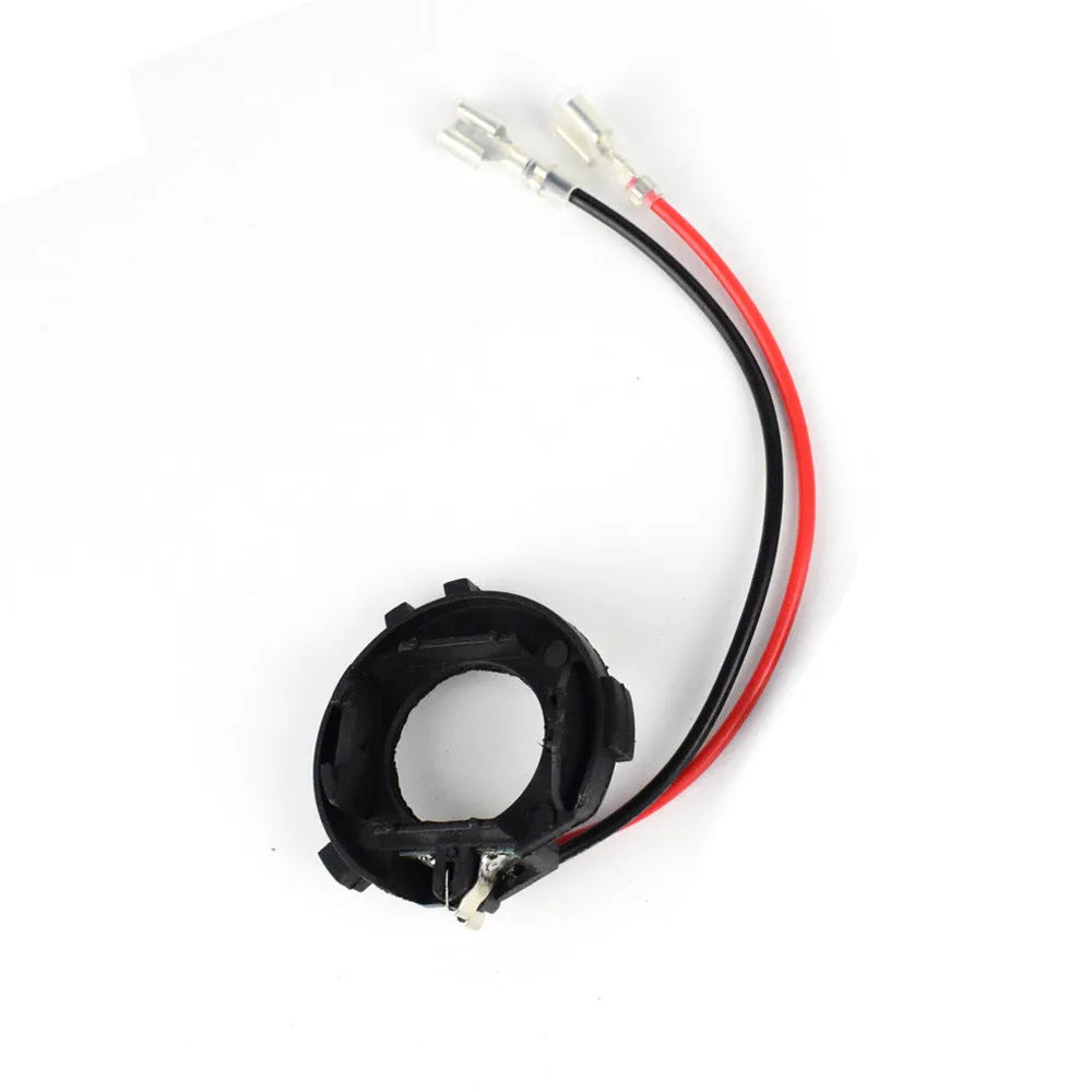 Black H7 LED headlight adapter bracket for Volkswagen Golf and Jetta models