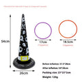 Inflatable ferrule ring toss game toy in Halloween and Ghost Festival styles including octopus, antlers, and witch hats.