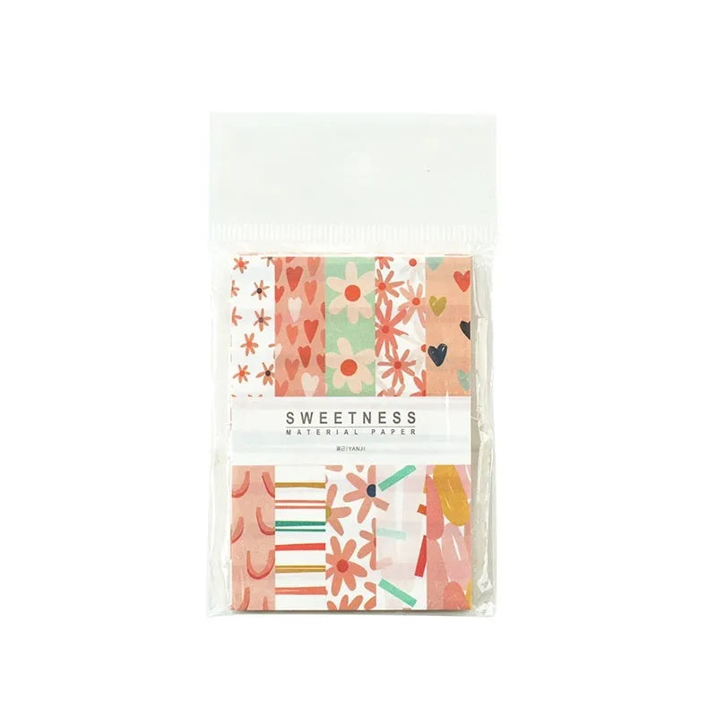 Sweet Light Note Paper in 10 vintage dessert colours including Red Plum Cheese and Caramel Puff