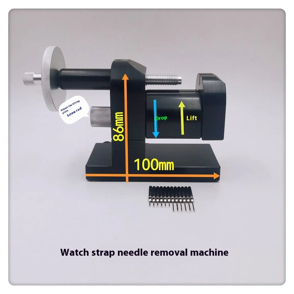 Alloy steel watch strap stripping machine tool with 150x115x80mm dimensions for removing watch bands