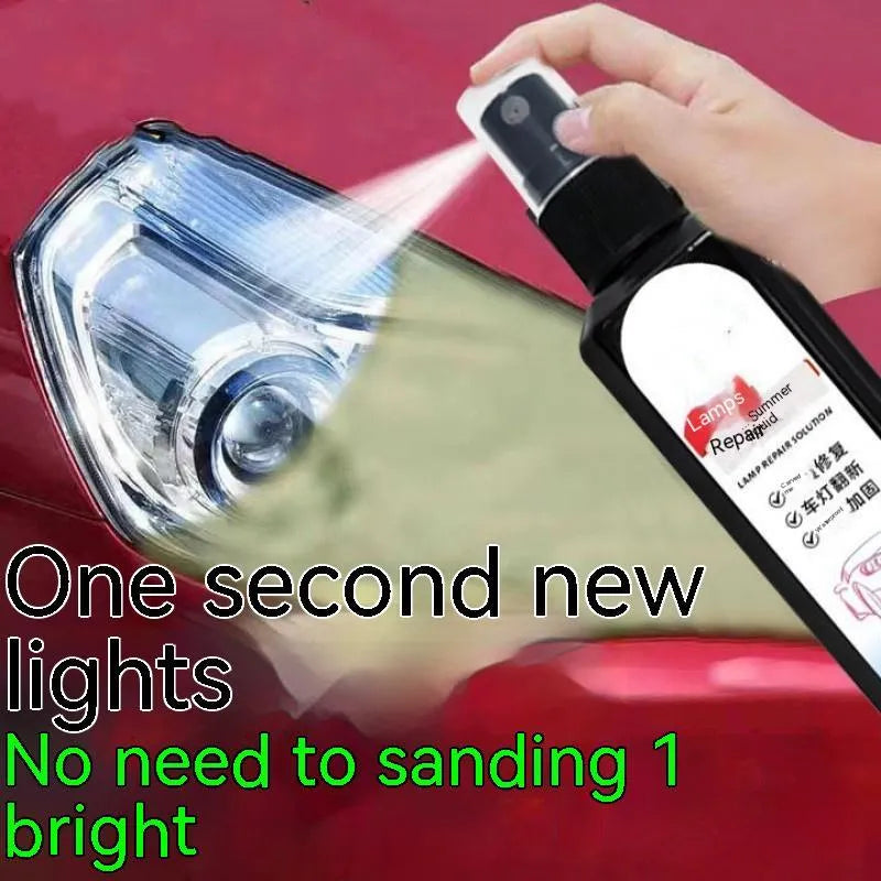 100ml bottle of car headlight restoration liquid for plastic lens polishing