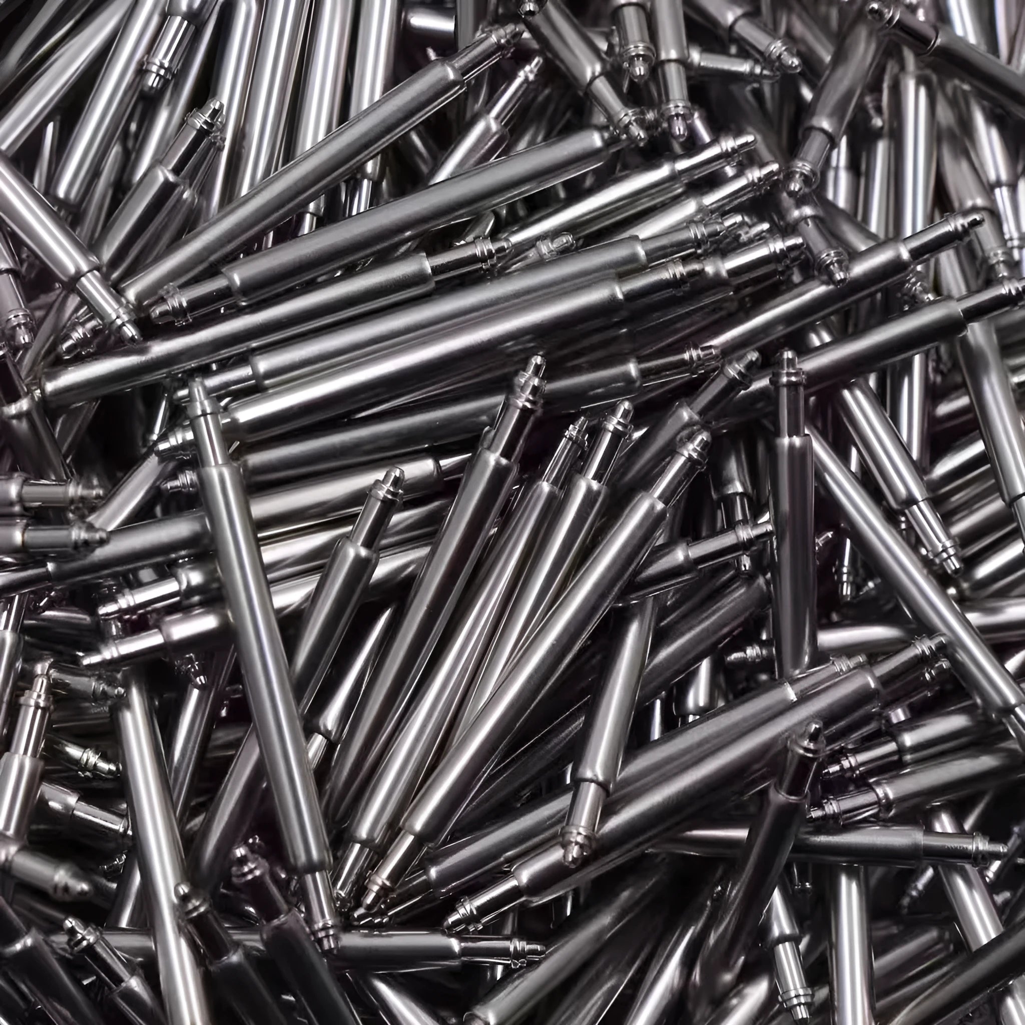Watch bolt auricular needle spring shaft repair parts in six sizes from 21mm to 26mm