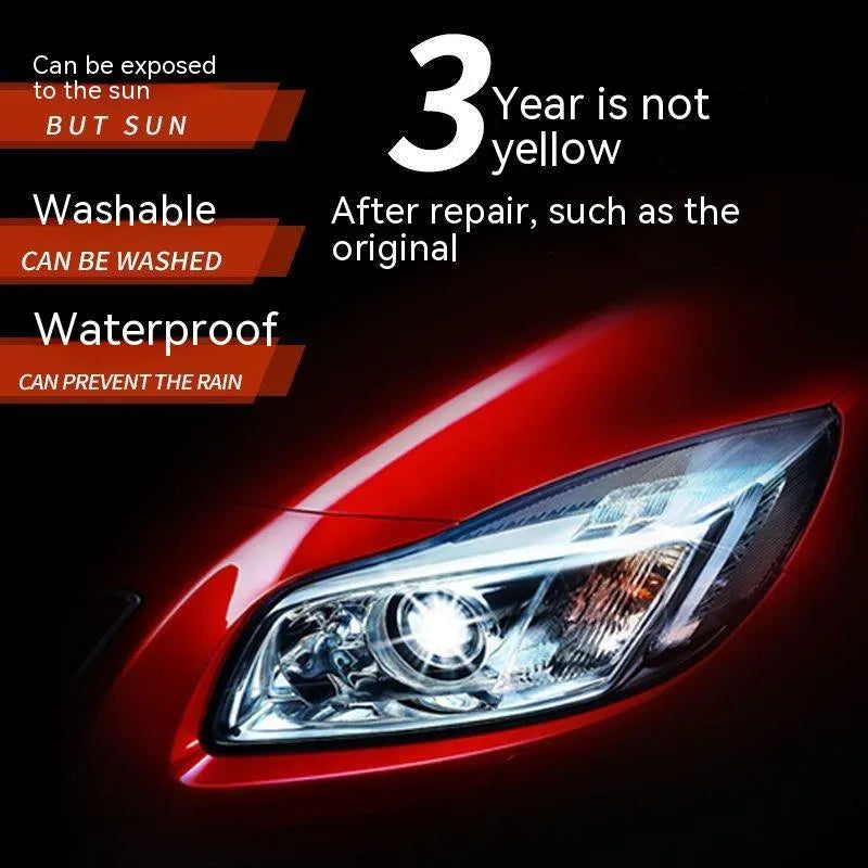 100ml bottle of car headlight restoration liquid for plastic lens polishing