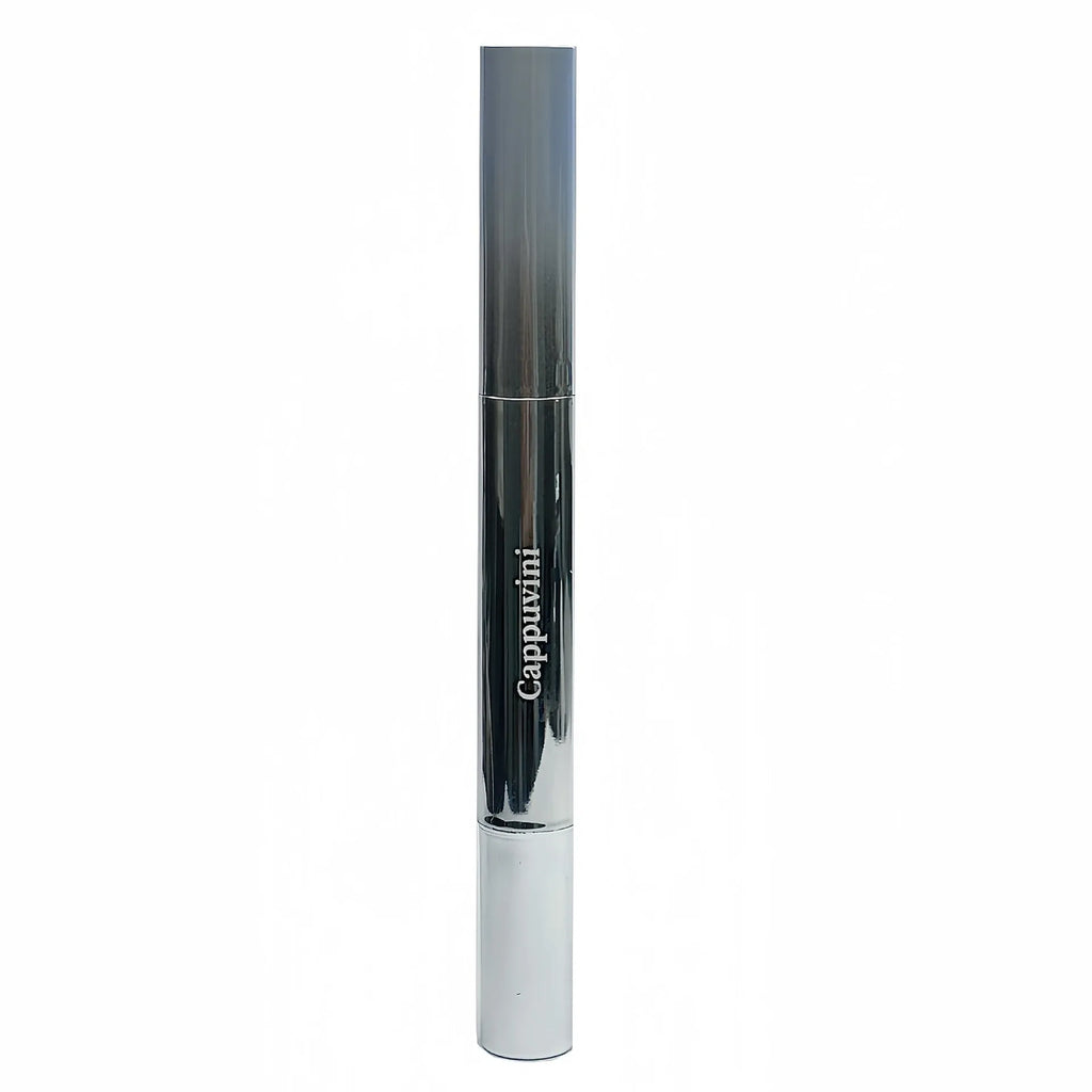 Mirror Water Light lipstick in six ice colours showing 12.9cm length and semi-transparent finish