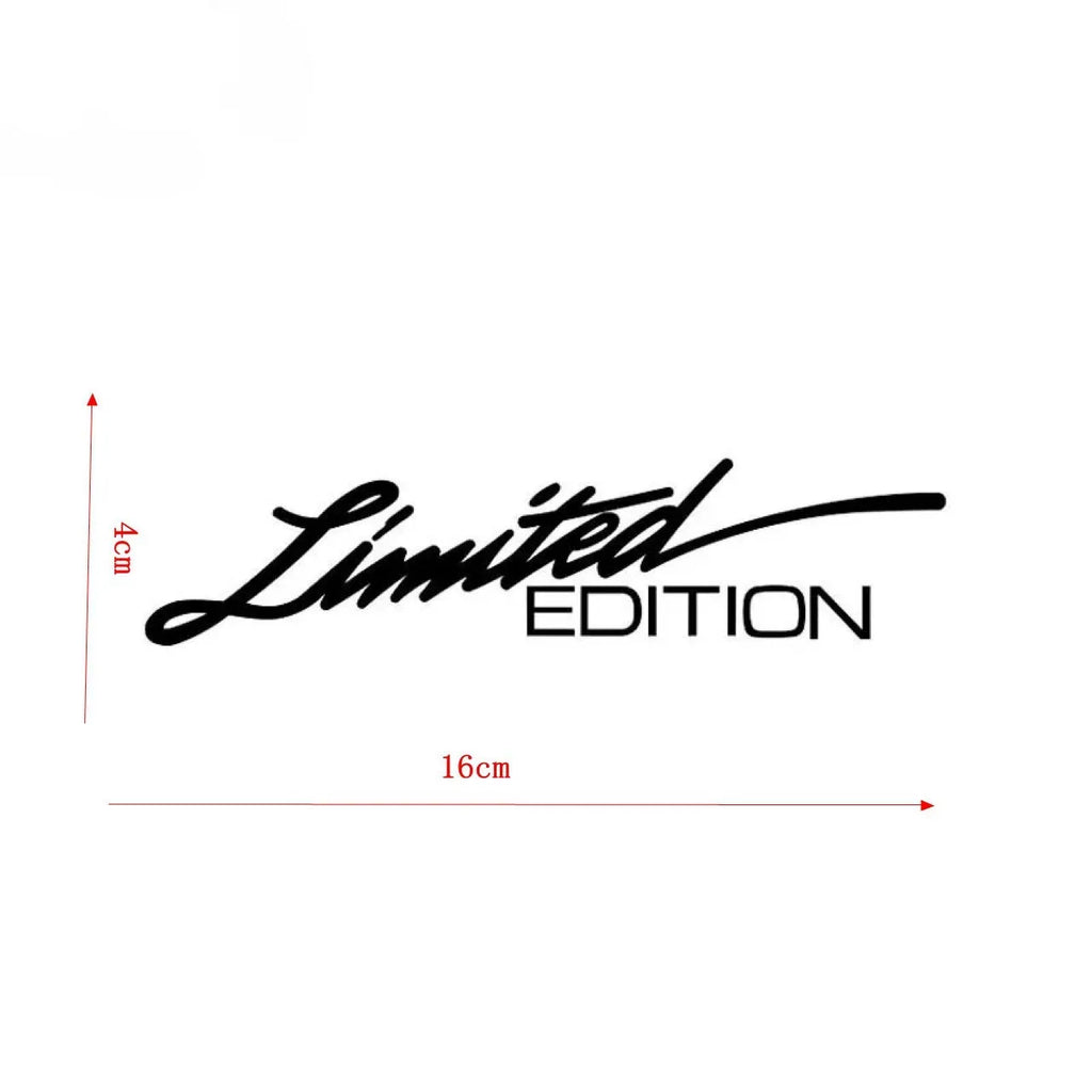 Black laser reflective car sticker with text design on PET material for vehicle application