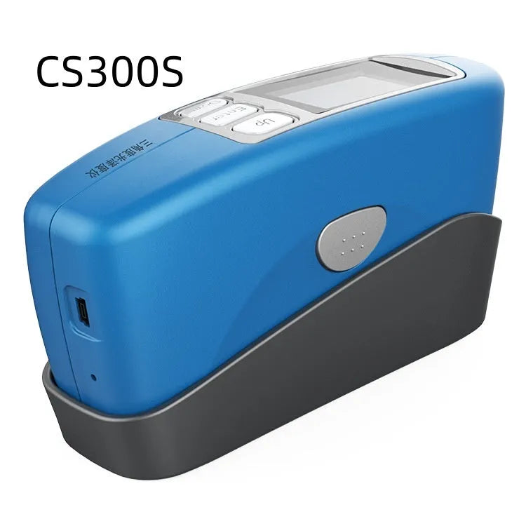 Ceramic portable gloss meter with angle measurement options for surface brightness testing