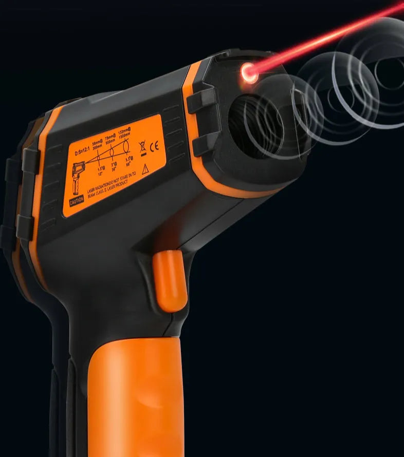 ST390A infrared handheld thermometer with laser targeting for surface temperature measurement