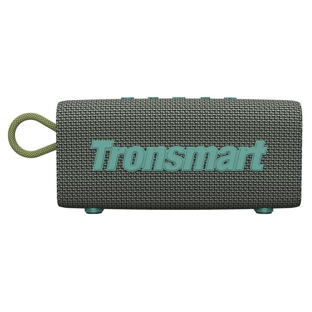 Portable waterproof Bluetooth speaker in six colour options for outdoor and fitness use