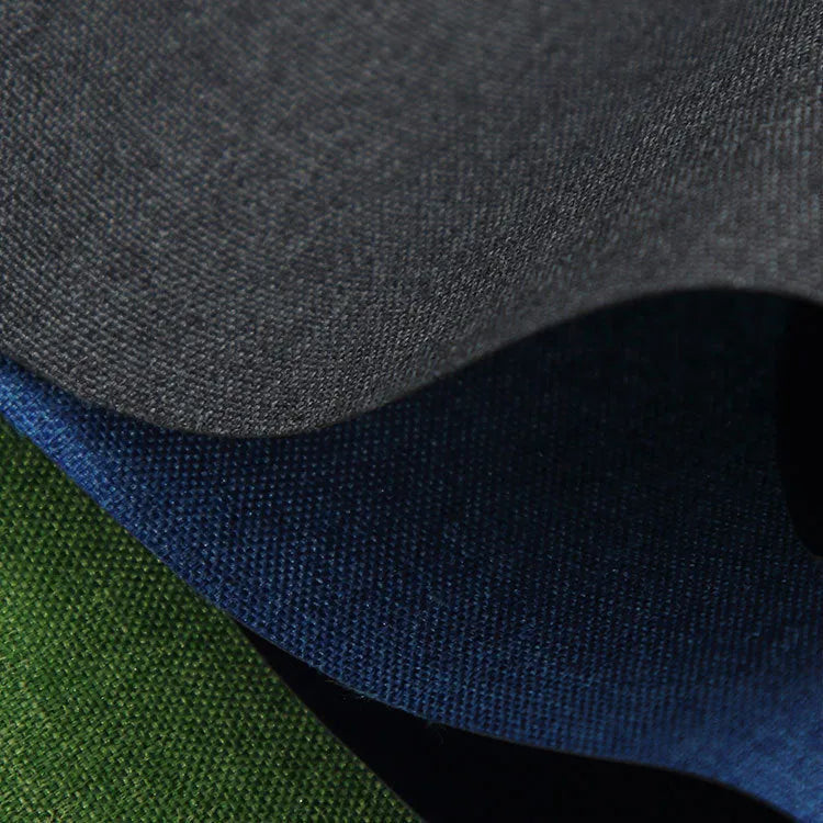 Ant cloth polyester fabric yardage in black, blue, and green colour options