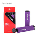 Pair of soft sponge mountain bike handlebar covers in black, purple, or biange colours for shock absorption