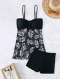 Women's high waist mesh swim boxer briefs in black, blue, and peacock green.