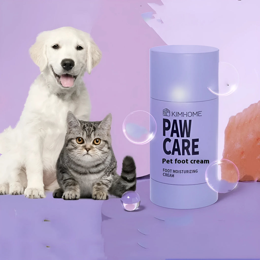 40g pet foot care cream container with Brazil palm wax formula for cat and dog claw lubrication