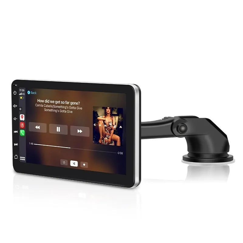 7-inch wireless CarPlay GPS navigator for cars with universal mounting bracket.