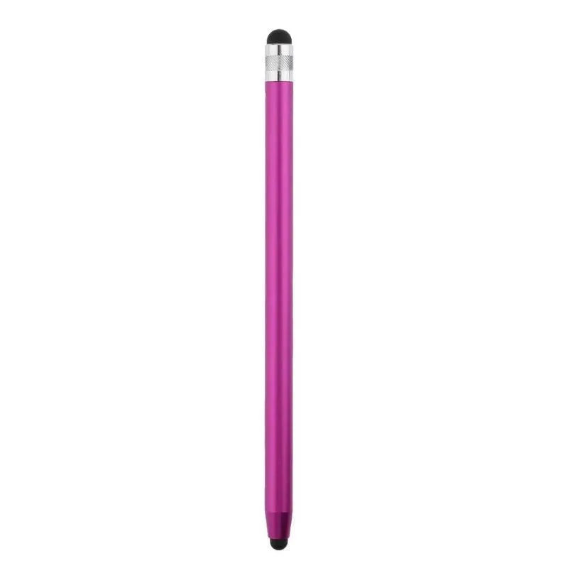 WK128 metal painting pen with dual rubber tips for capacitive touch screens in various colours