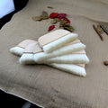 Wool brush for art mounting and paste application in four available sizes