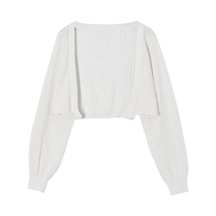 Women's linen polyester blouse with lantern sleeves in apricot colour