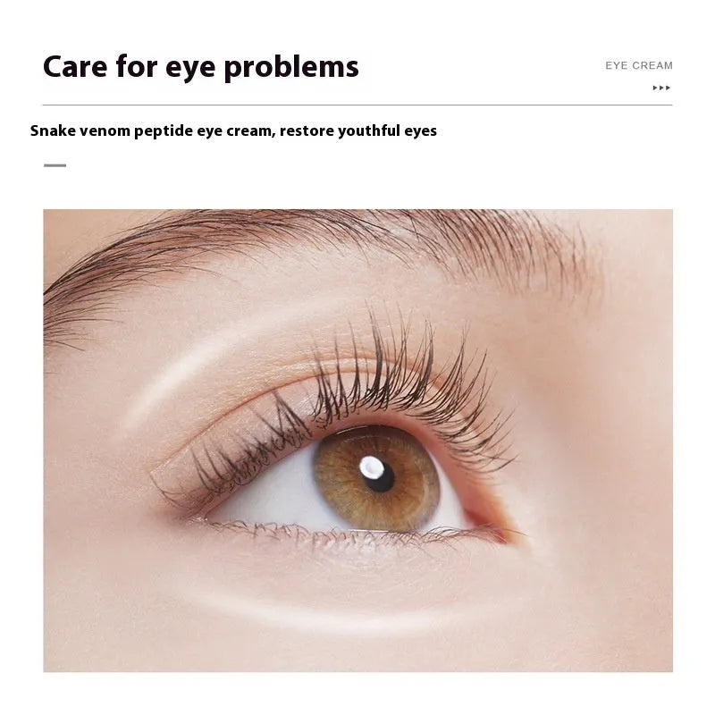 30g jar of peptide firming eye cream for dark circle treatment and skin nourishment