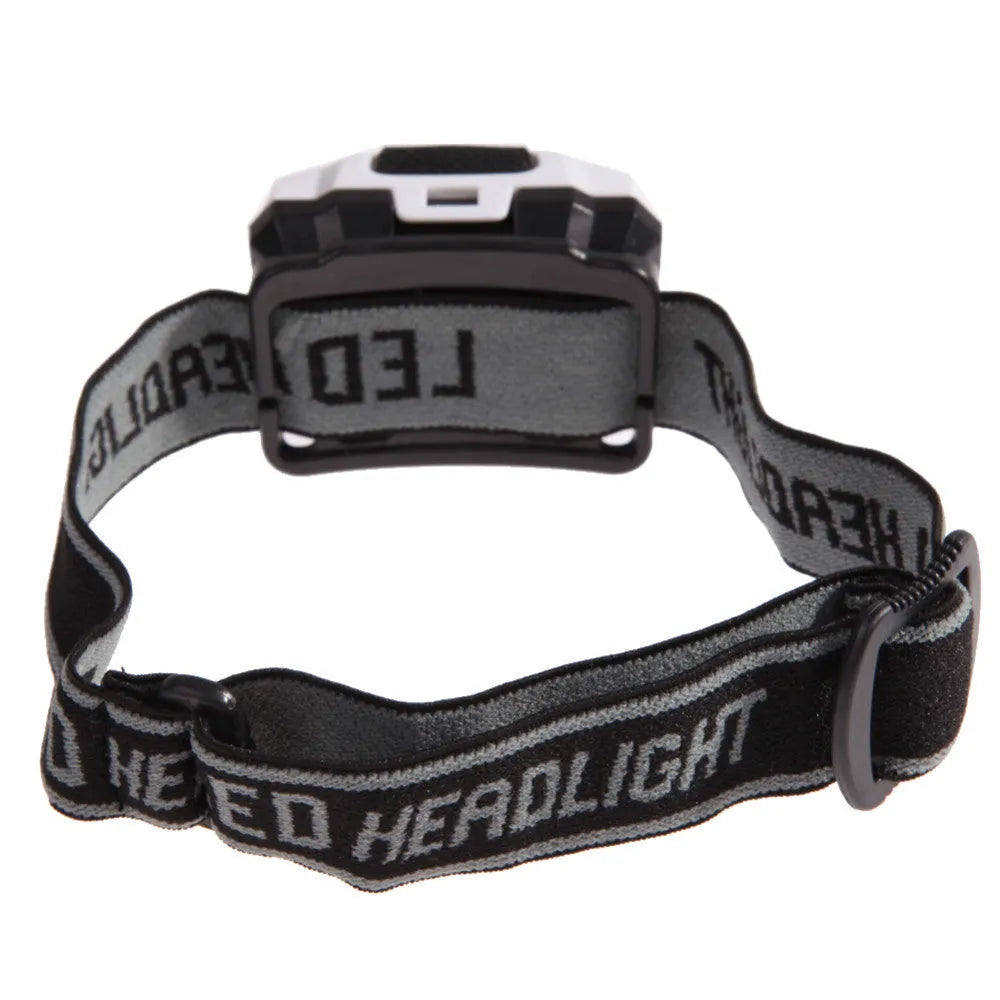 Cat Eye 2nd Generation head torch showing black orange purple white colour options with LED configuration