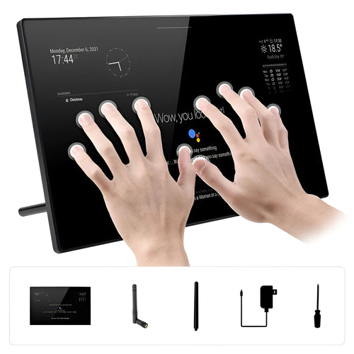 13.3-inch integrated touch display screen in ABS housing for Raspberry Pi CM4 projects